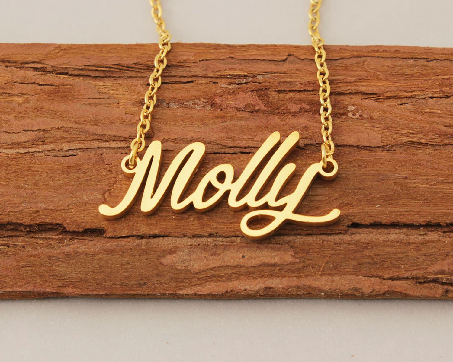 Name Necklace Personalized Necklaces for Women Custom Letter Necklace Perfect Christmas Mothers Day Necklace for Molly Etsy