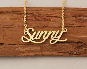 Name Necklace Nameplate Necklace Custom 
