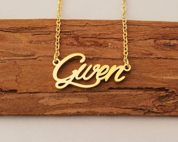 Cute name necklaces deals