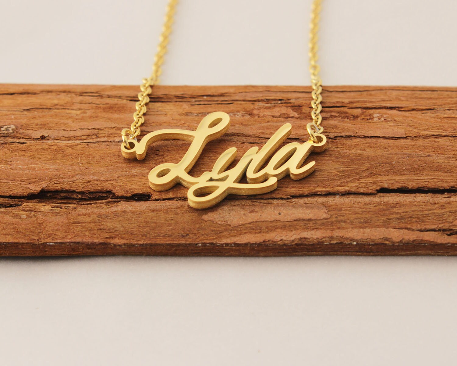 Name Necklace Personalized Necklace With Her Name Engraved Name