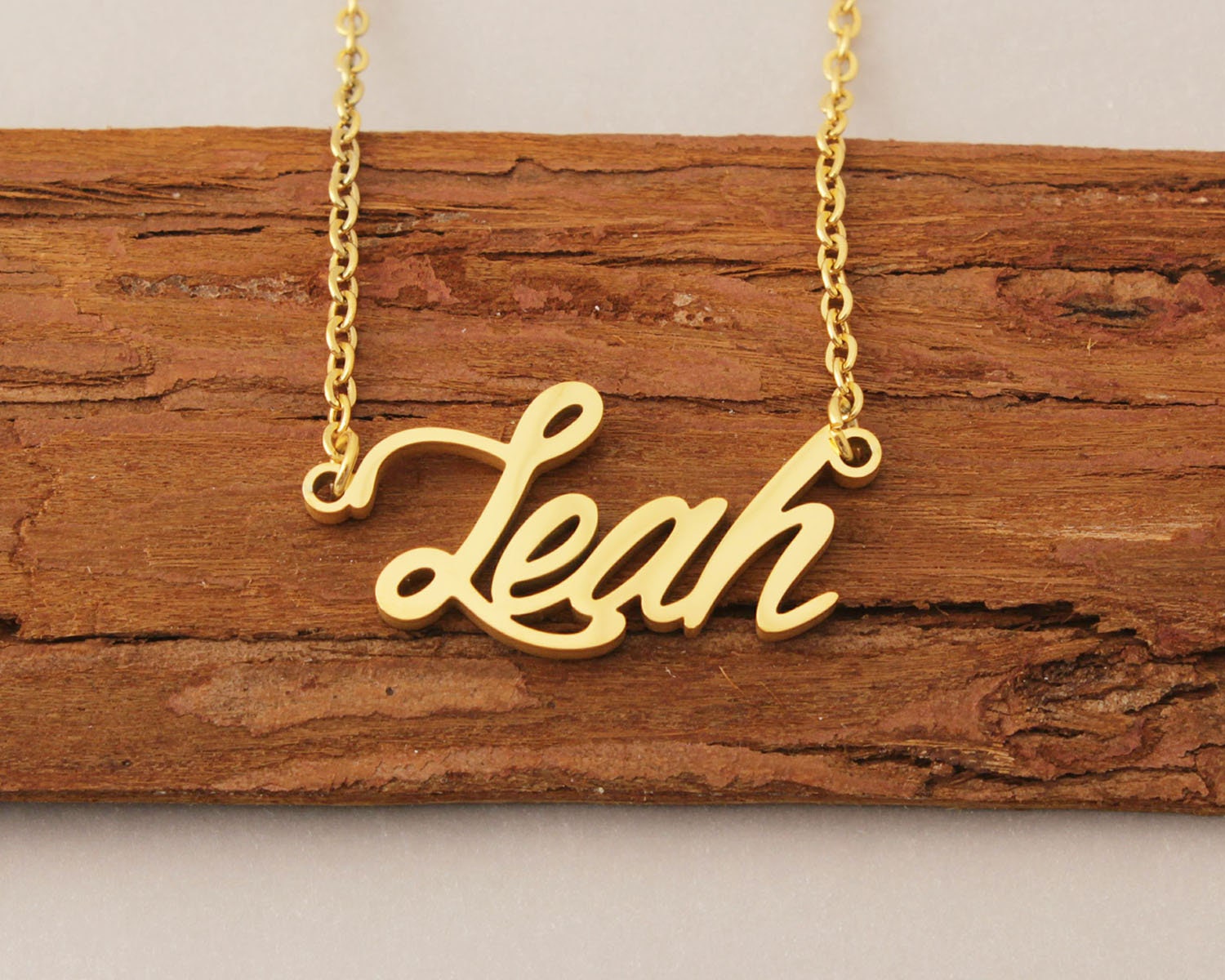 Leah Name Necklace