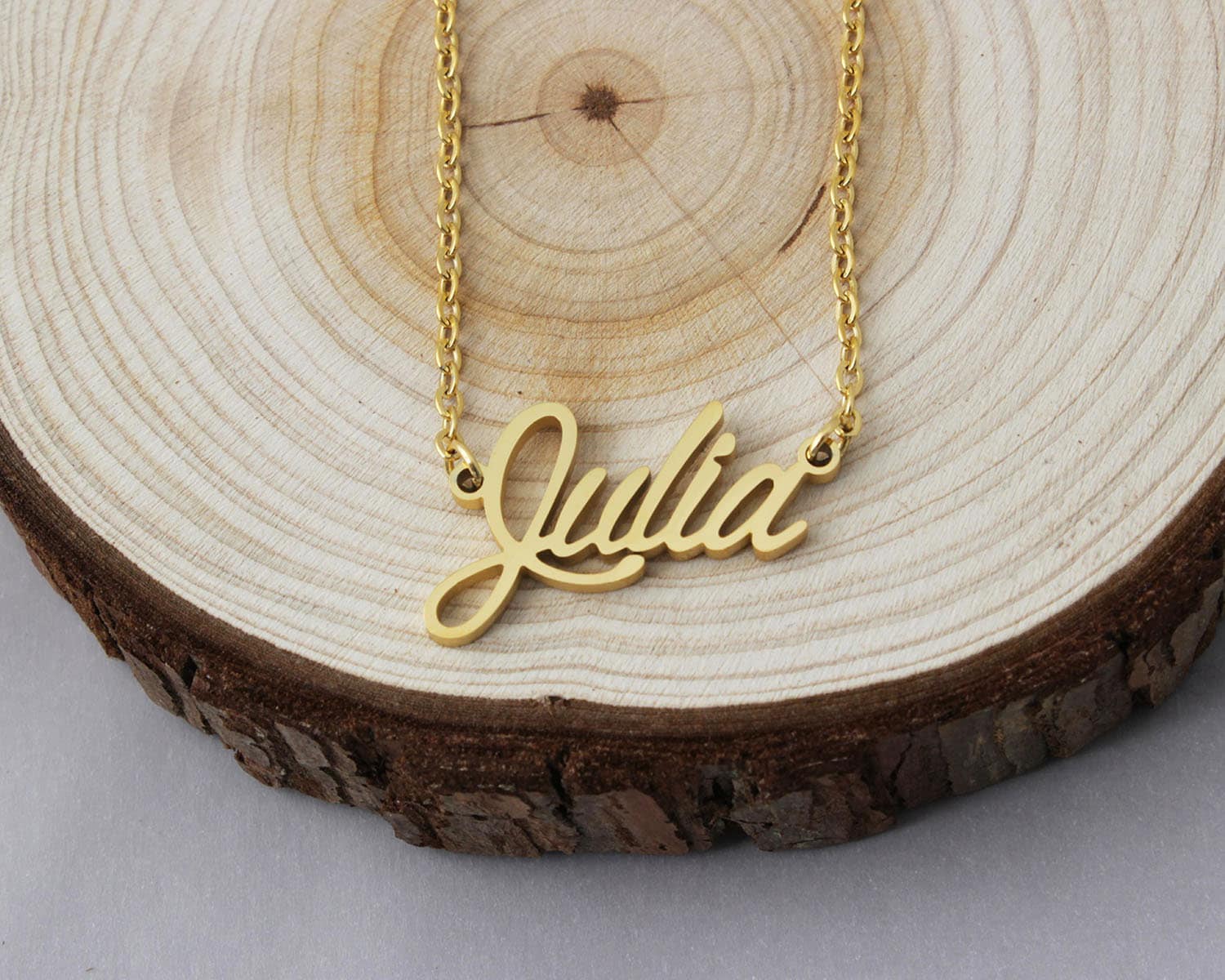 Custom Name Necklace Dainty Necklace Initial Necklace With - Etsy