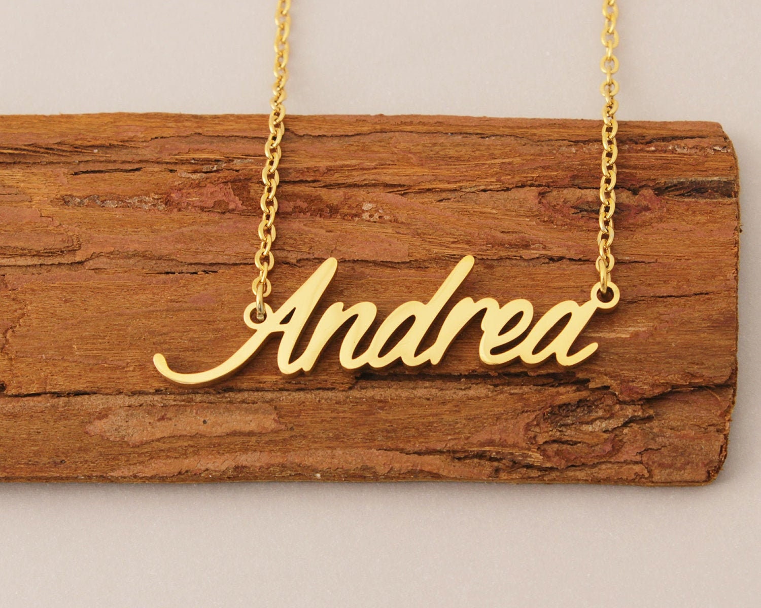 Andrea 2024 gold necklace