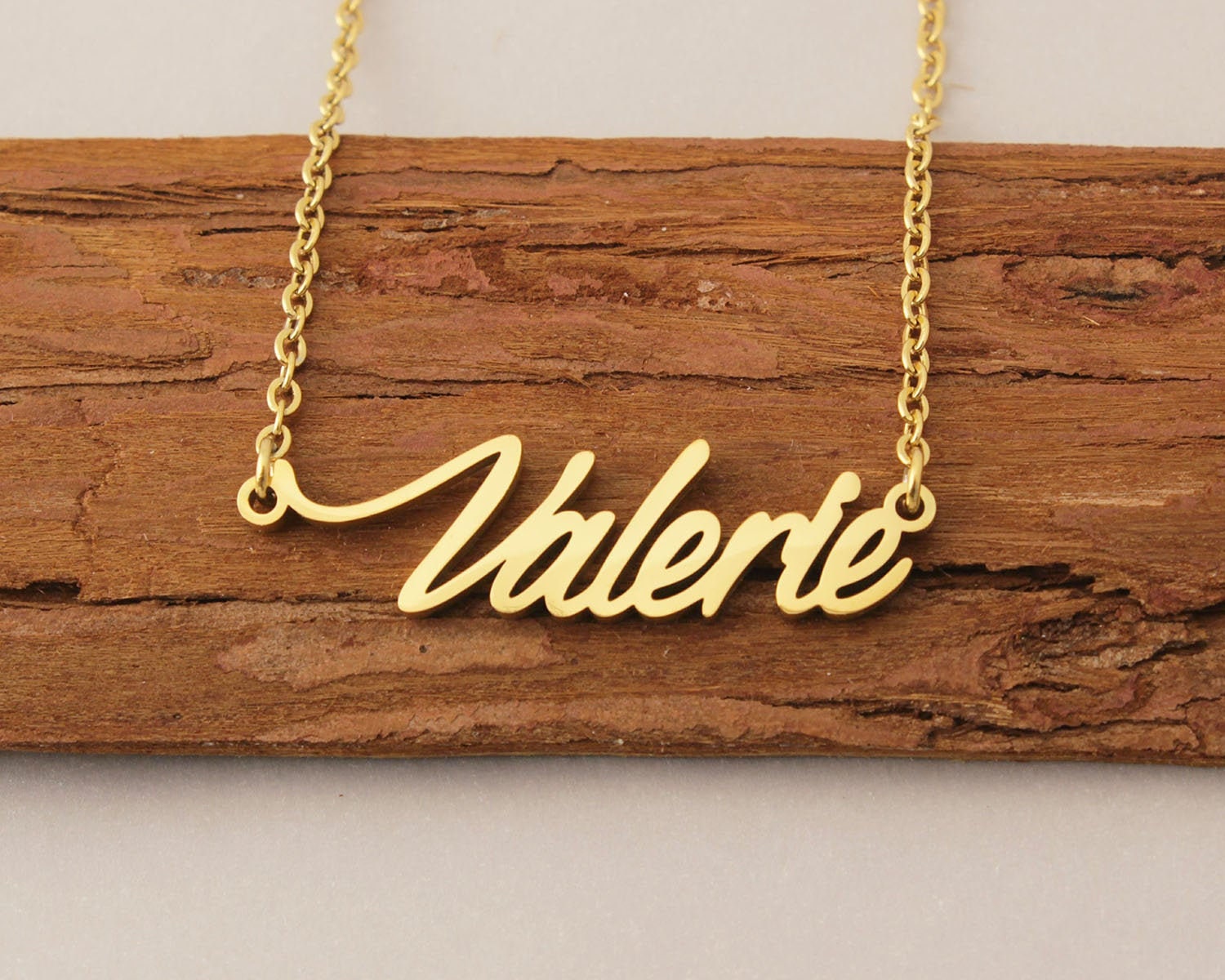 Valerie clearance name necklace