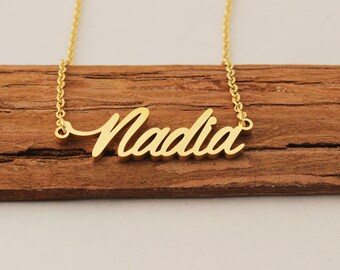 Name Necklace Engraved Necklace 