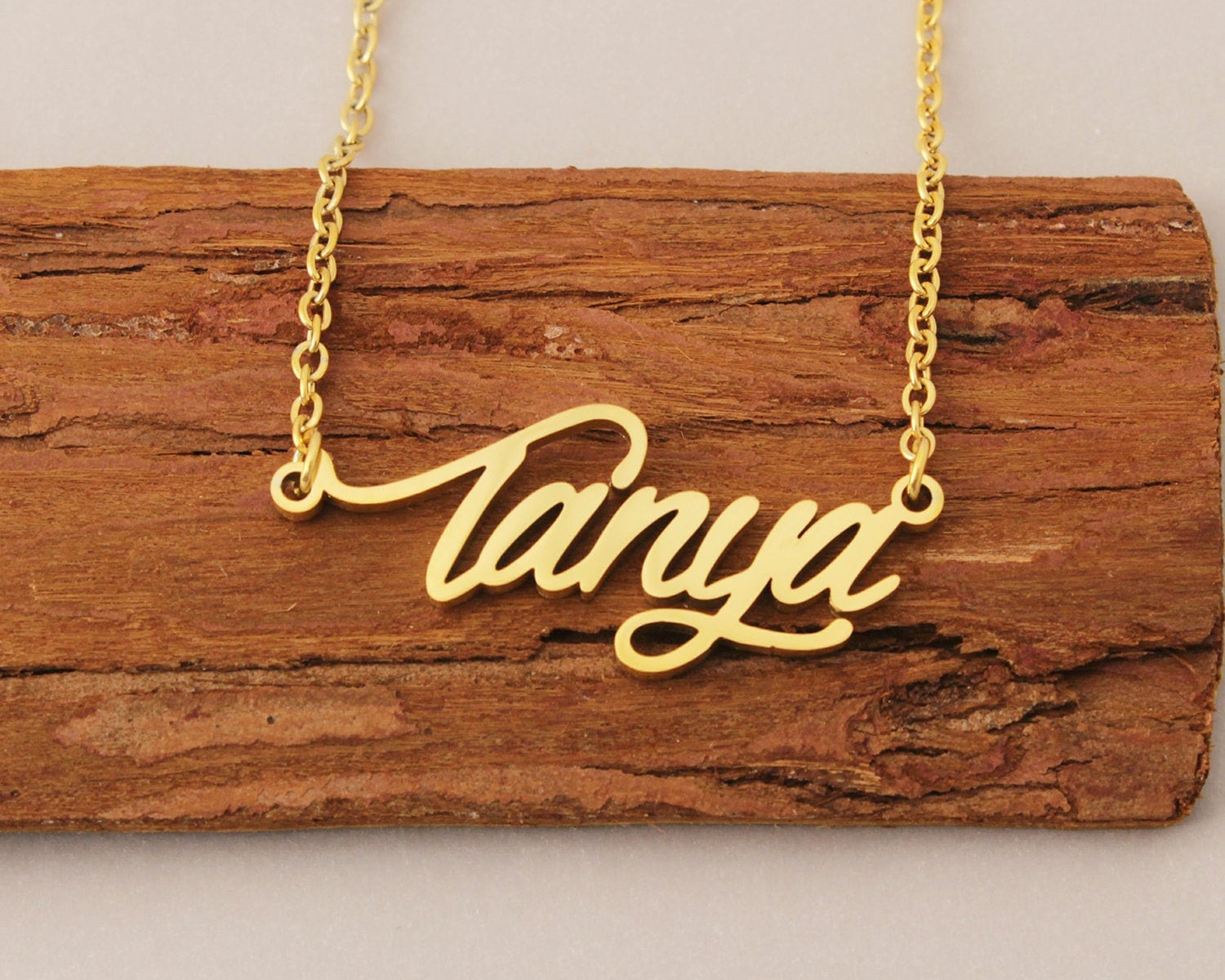 Name Necklace Personalized Name Necklace Engraved Any Name on