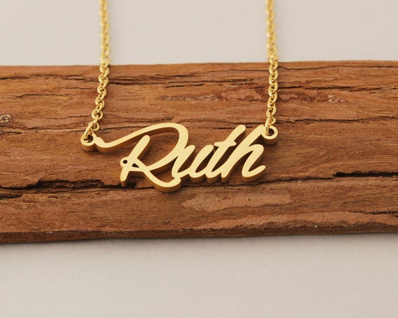 Name Necklace Personalized Letter 