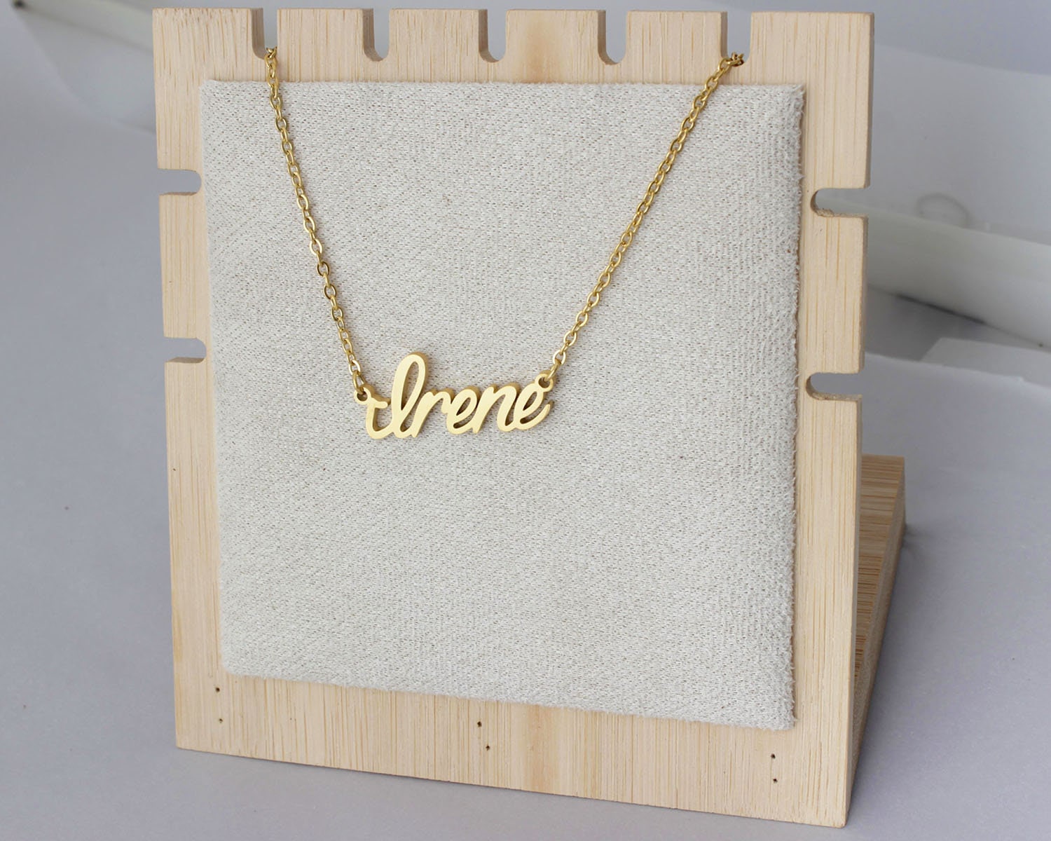 Collana con nome personalizzato, collana con ciondolo