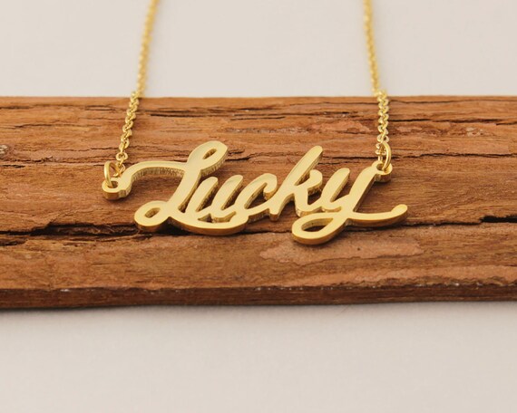 Own name locket best sale