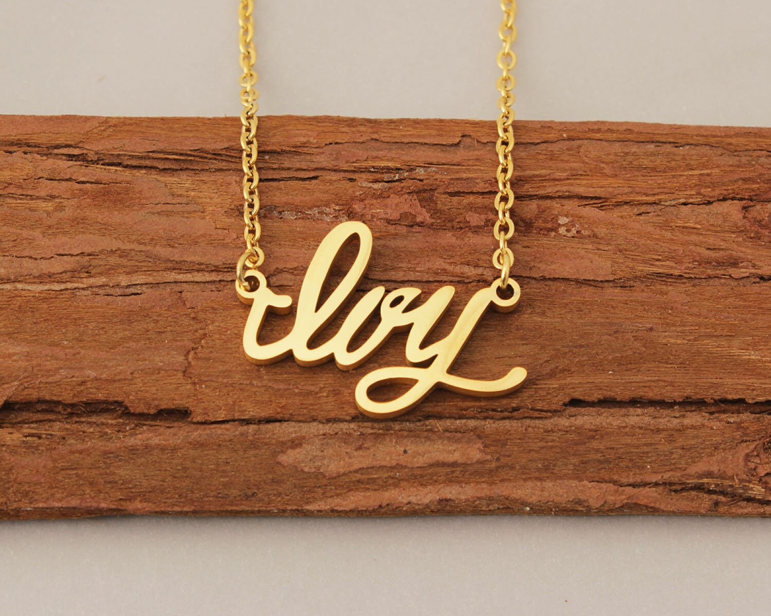 Name Necklace Custom Letter Necklace 