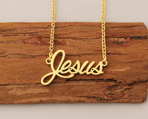 Jesus necklace name deals