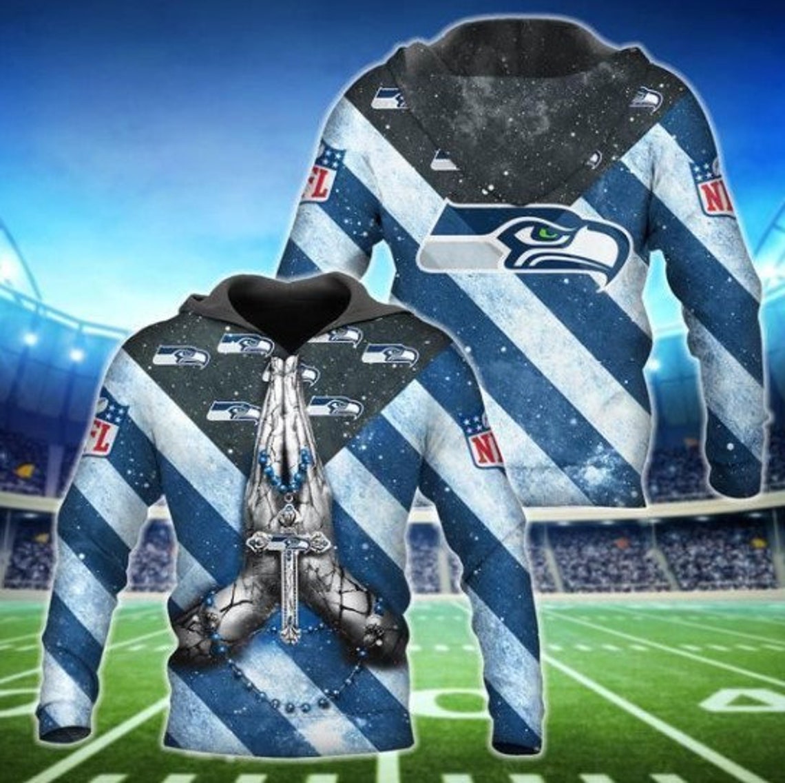 Nfl seahawks hoodie Clearance