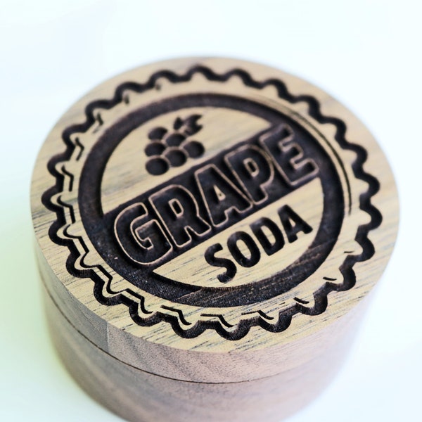 Grape Soda Wedding Ring Box, Grape Soda Proposal Box, Grape Soda Bottle Cap Jewelry Box, Cute Ring Holder