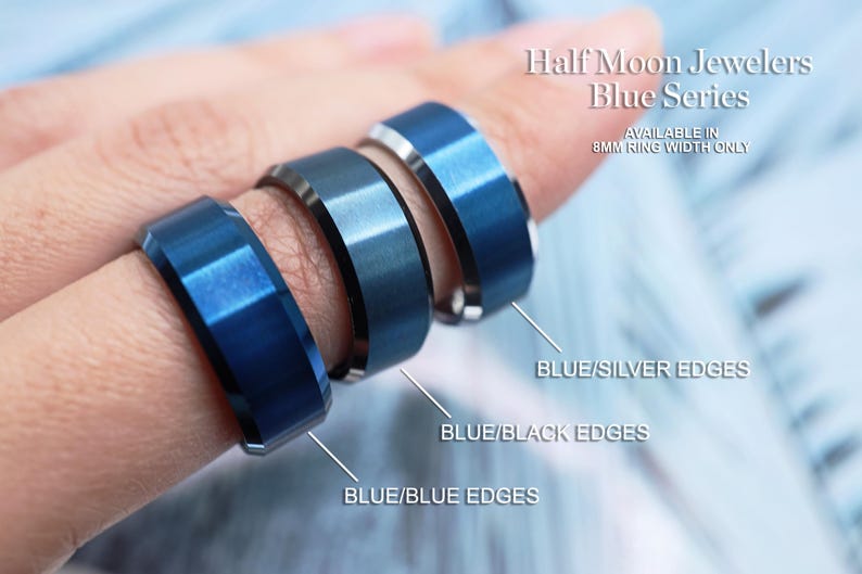 Space Ring, Galaxy Wedding Band, Rocket Moon Saturn Ring, Starry Night ...