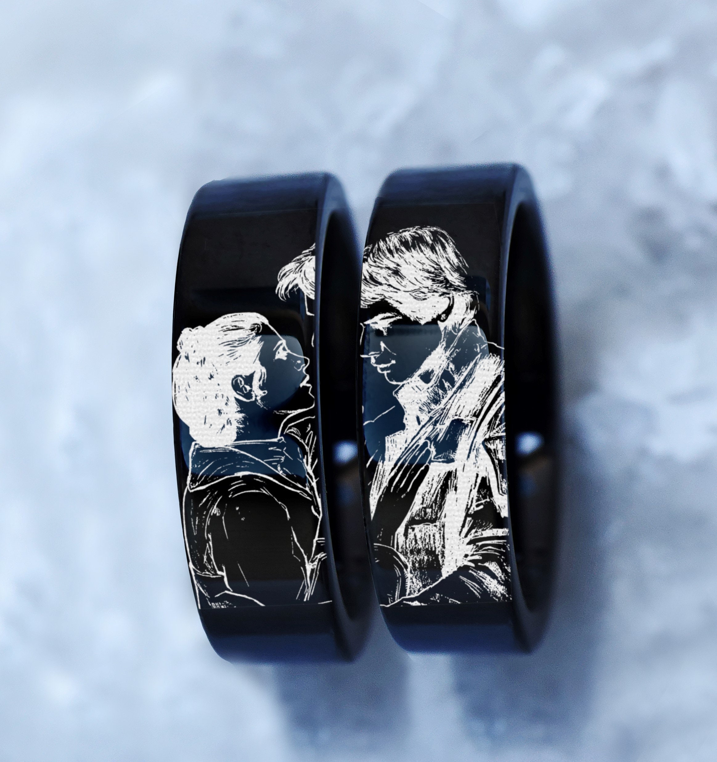 Star wars i love you i know wedding rings deals