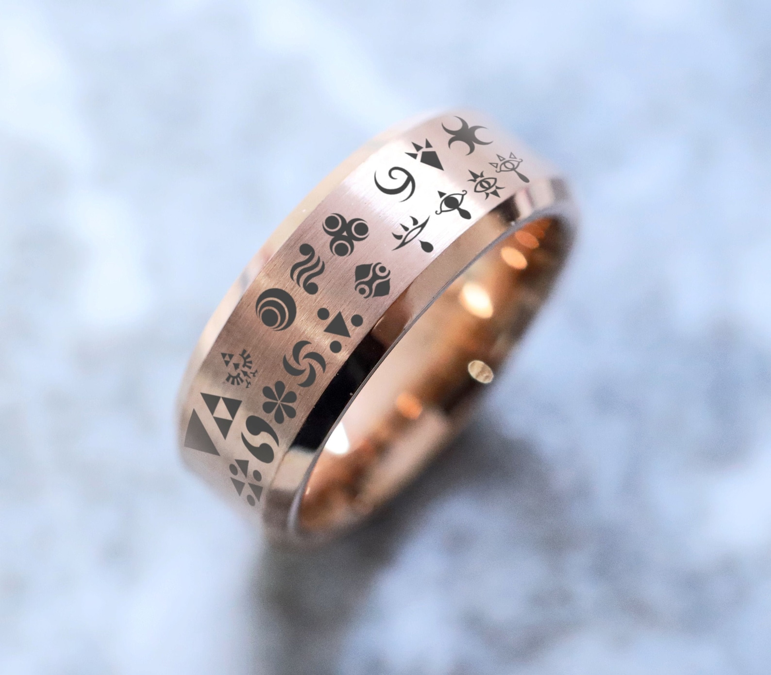 Legend Of Zelda Wedding Band Zelda Link Wedding Ring Etsy