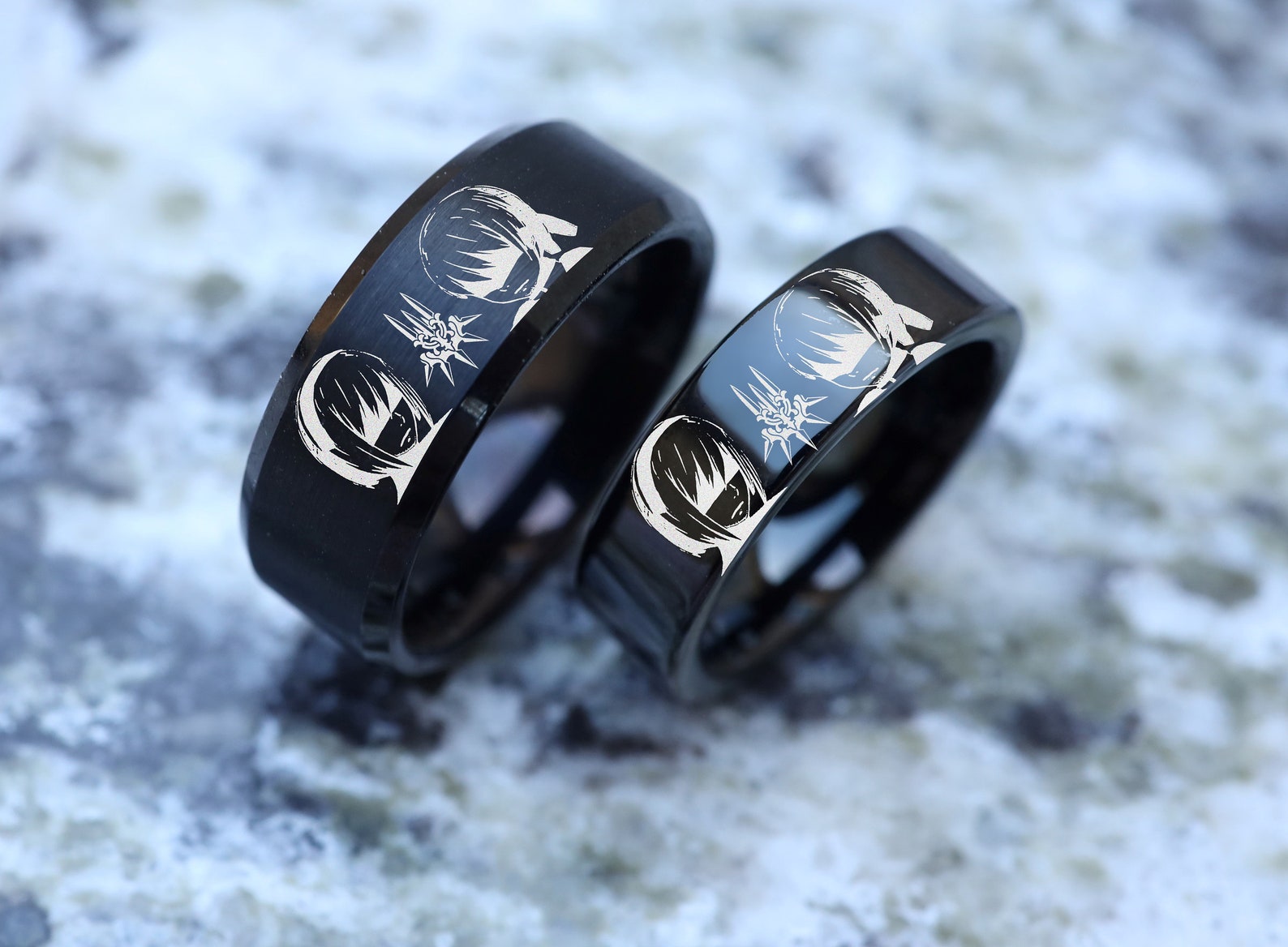 Nier Automata Ring Set, Nier Yorha 2B Matching Rings, Nier Wedding ...