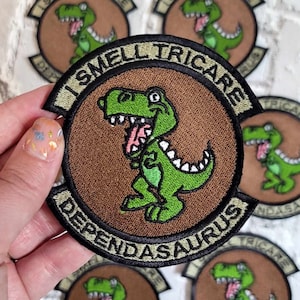 I Smell Tricare: Dependasaurus. Perfect gift for that DEPENDA in your life!