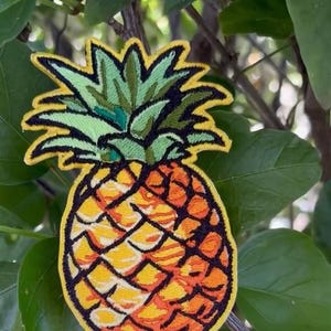 Pineapple Embroidered Patch
