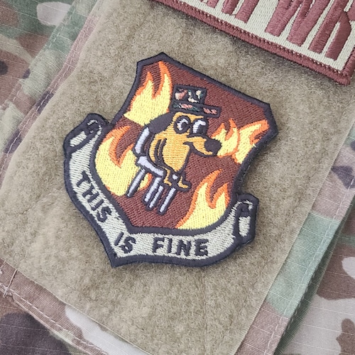 This is Fine Patch Custom Patch Military OCP Funny Etsy Hong Kong
