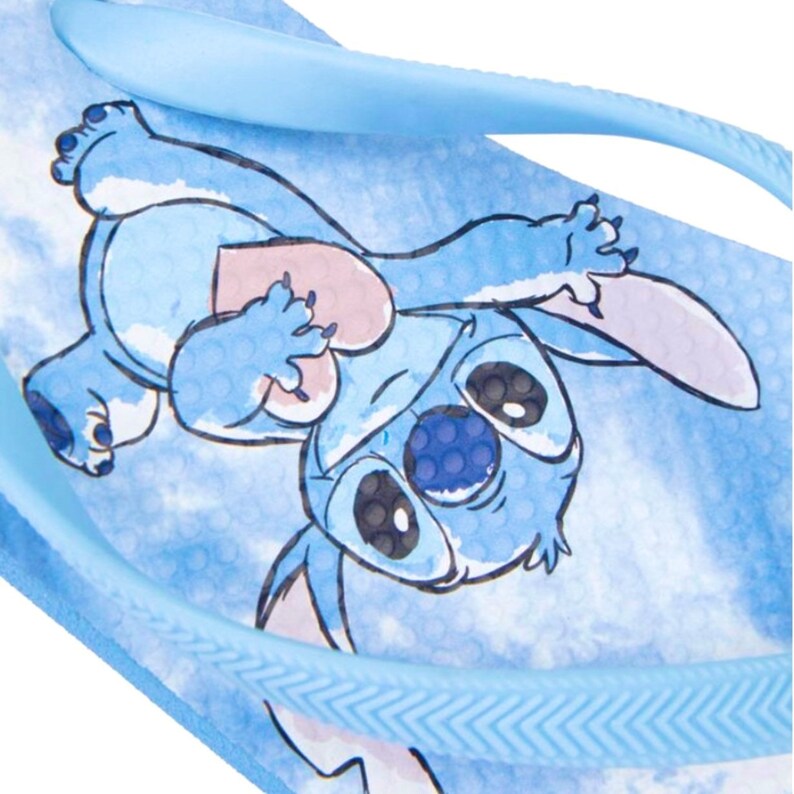Disney Stitch Flip Flop Sandals Etsy