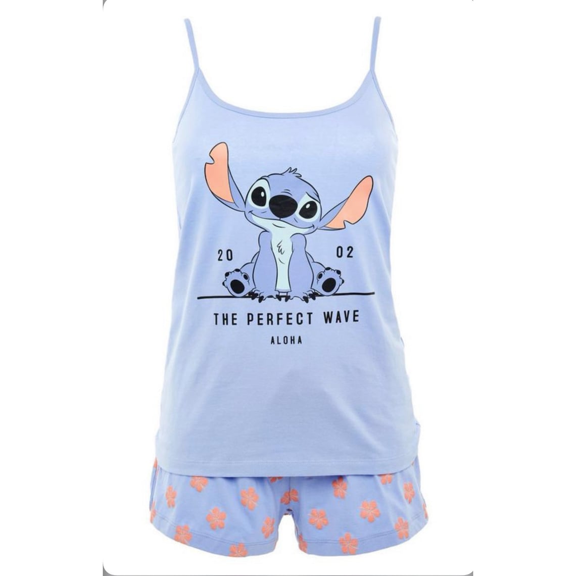 Disney Stitch Pajama Set Tank top and shorts | Etsy