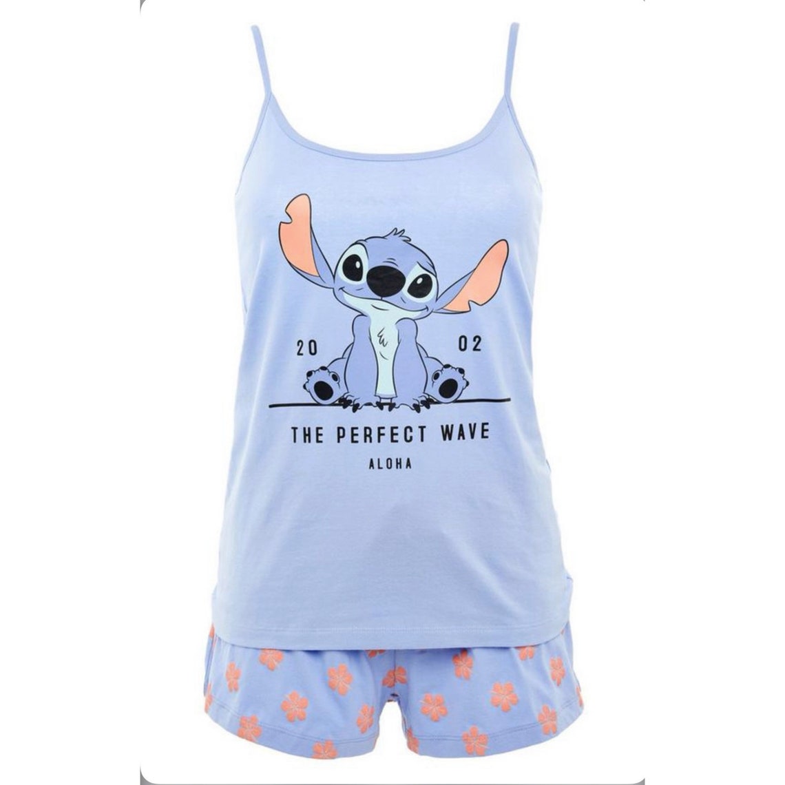 Disney Stitch Pajama Set Tank top and shorts Etsy