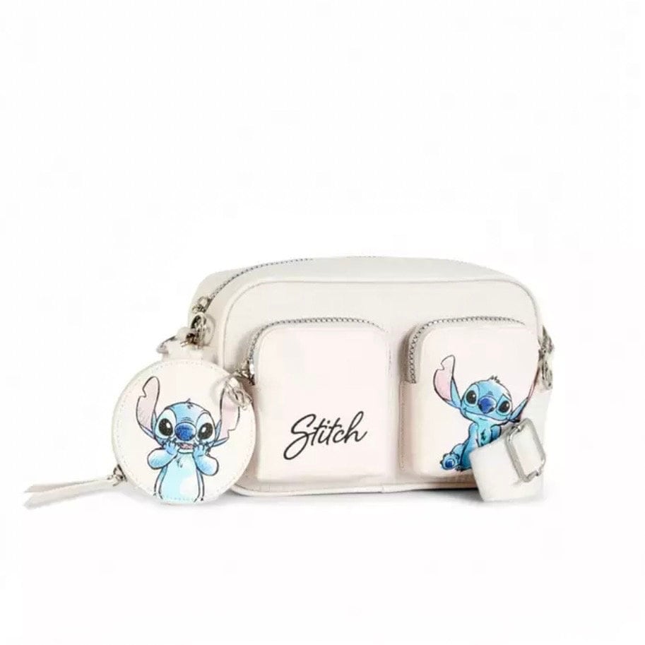 Sac à bandoulière style sacoche Stitch endormi Disney