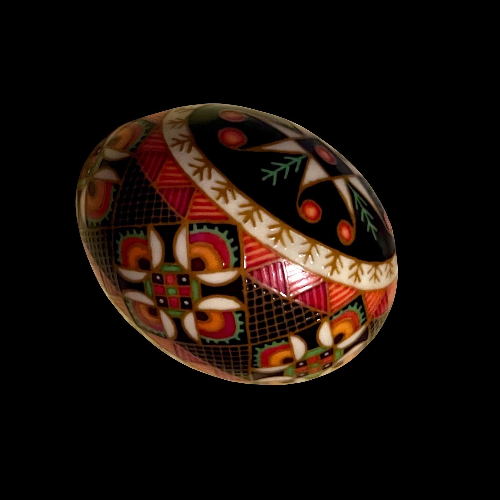Duck Egg Pysanky - Ukrainian Easter Egg - Etsy