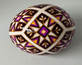 Pysanky - Batik Egg - Folk Flowers - Ukrainian Easter Egg - Etsy