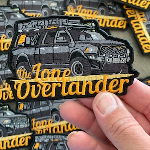 Overland patch with velcro backing