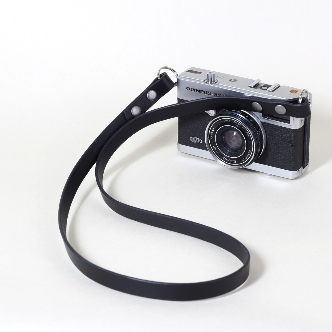 Leather Camera Strap Handmade UK Thin Camera Strap for X100v Camera Strap for Sony A6000 Short