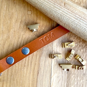 Leder-Kameragurt-Personalisierungs-Upgrade, Initialen-Namensstempel, Geschenk für Fotografen, benutzerdefinierte Kameragurt-Geschenk-Fotografie