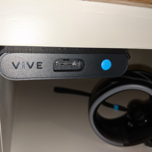 HTC Vive VR Link Box Mount (Vive, Pro, Cosmos, Cosmos Elite)