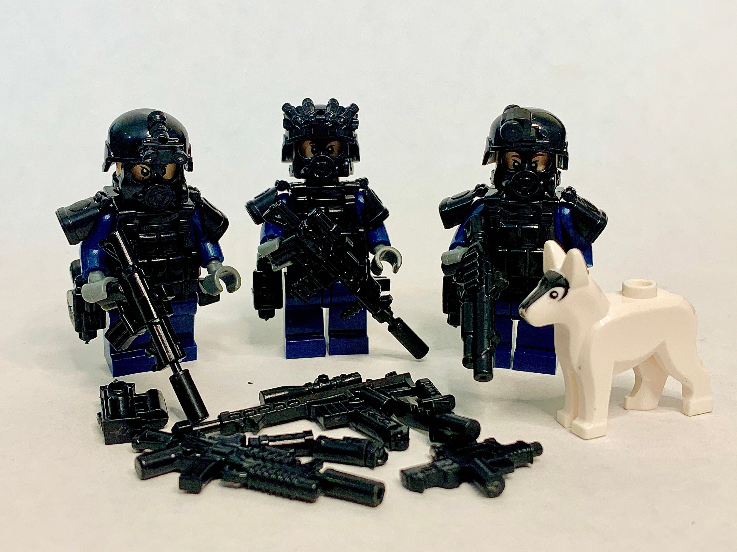 Swat/special Forces Group Custom Lego -  Hong Kong