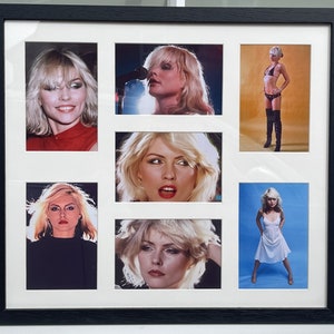 Debbie Harry, Blondie, 80's pop Queen, Punk, New Wave - Framed Picture Montage