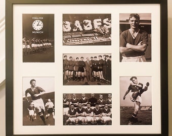 Manchester United Framed Picture - New Busby Babes Tribute - Busby, Charlton, Edwards, Byrne, Taylor