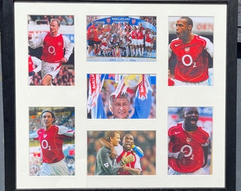 Arsenal Invincibles 2004 Henry, Bergkamp, Viera, Pires, Lehman, Wenger