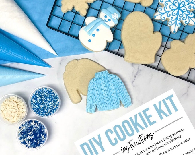 DIY Winter Cookie Kit - Decorate Your Own Cookies | One Dozen