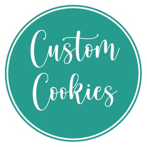 Custom Sugar Cookies, Personalized Cookies | One Dozen