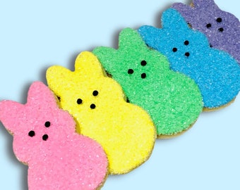 Easter Peeps Sugar Cookies | One Dozen