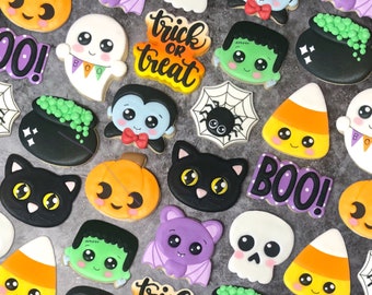 Assorted Halloween Cookies | One Dozen