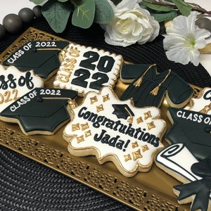 Assorted Graduation Cookies | One Dozen