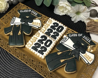 Assorted Graduation Cookies | One Dozen