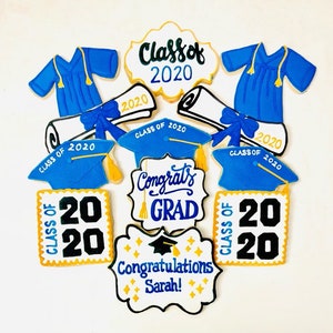 Assorted Graduation Cookies One Dozen image 3