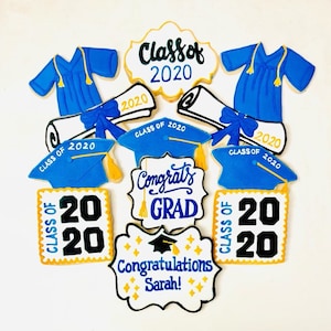 Assorted Graduation Cookies One Dozen image 3