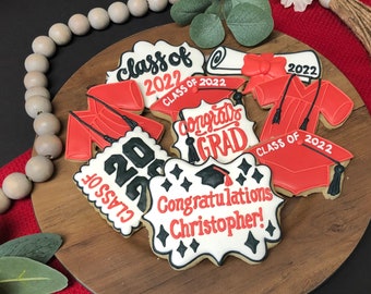 Assorted Graduation Cookies | One Dozen