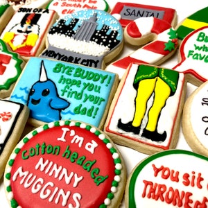 Christmas Elf Inspired Sugar Cookies | One Dozen