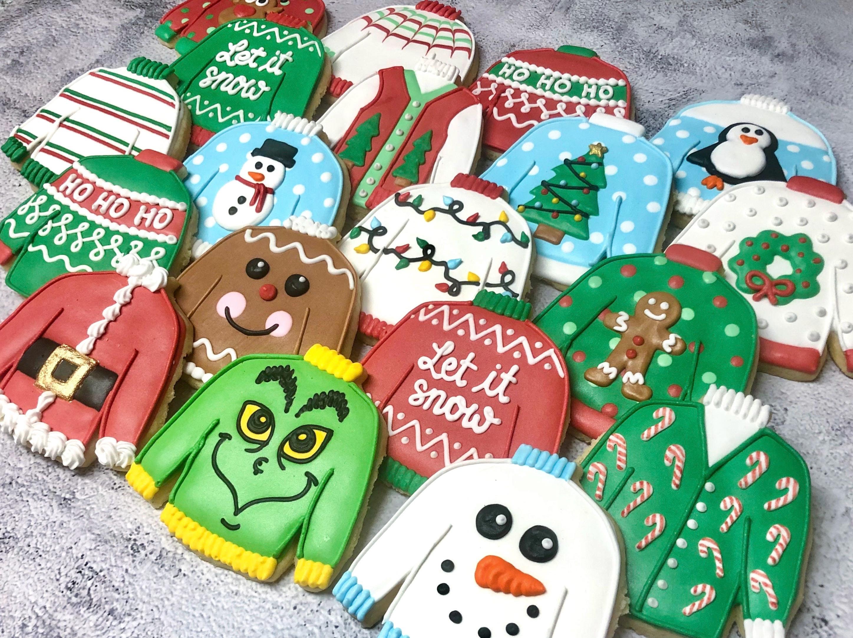 Ugly Sweater Sugar Cookies