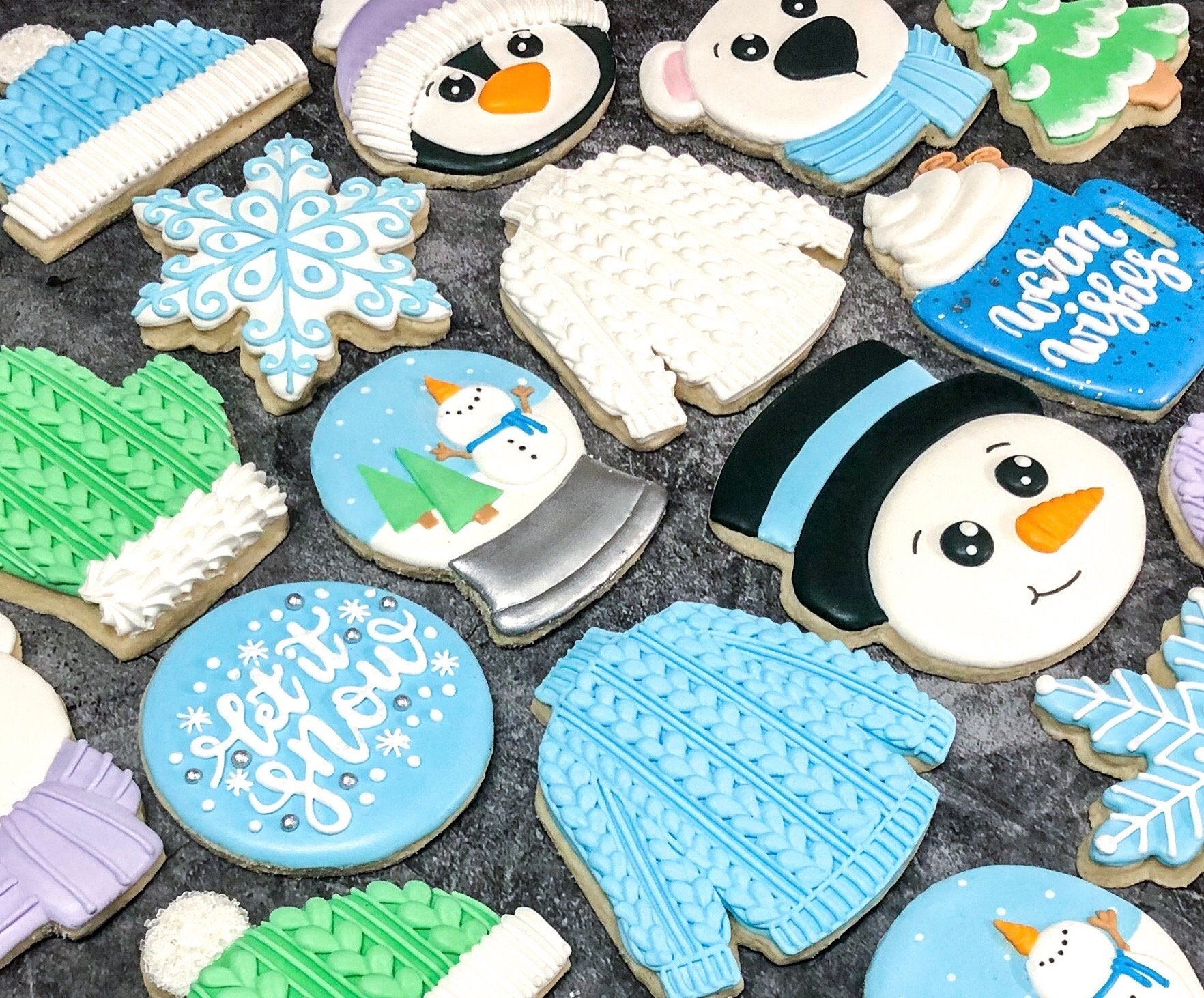 Winter Sugar Cookies | One Dozen